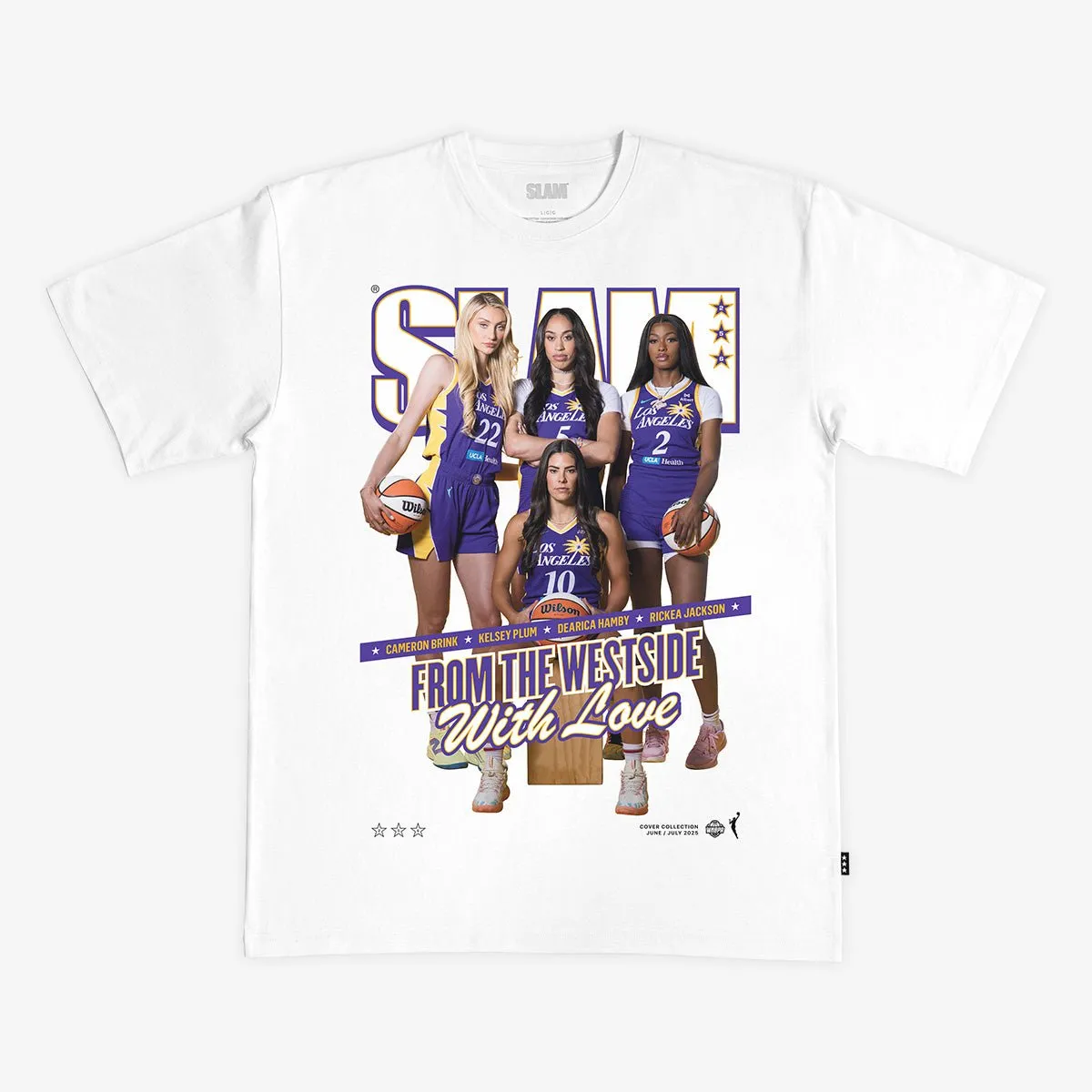 SLAM Cover Tee - Los Angeles Sparks (SLAM 256) sold by SLAM Goods product image thumbnail 3