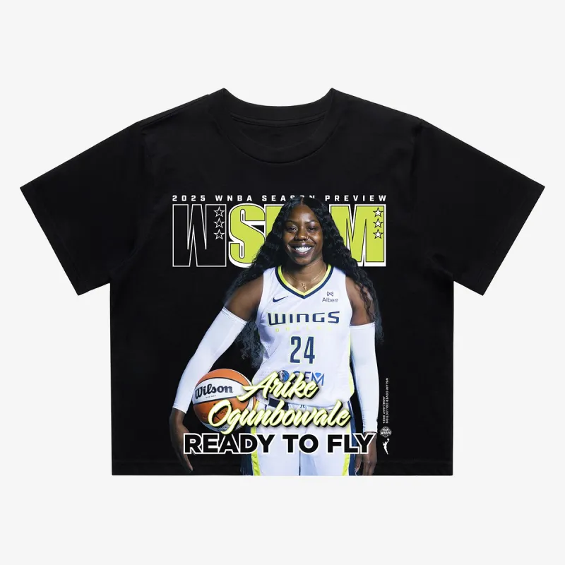 WSLAM Women's Crop Cover Tee - Arike Ogunbowale (SLAM 256) sold by SLAM Goods