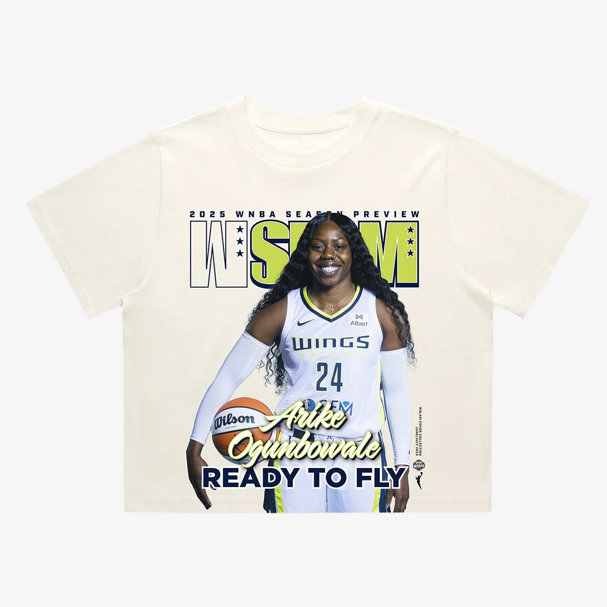 WSLAM Women's Crop Cover Tee - Arike Ogunbowale (SLAM 256) sold by SLAM Goods product image thumbnail 2