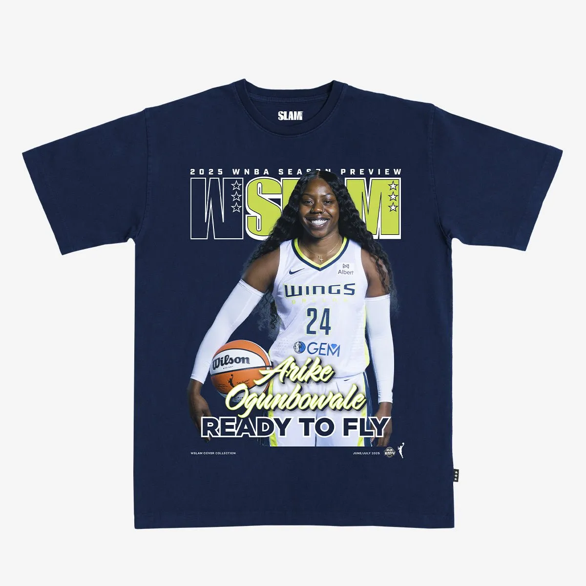 WSLAM Cover Tee - Arike Ogunbowale (SLAM 256) sold by SLAM Goods product image thumbnail 3