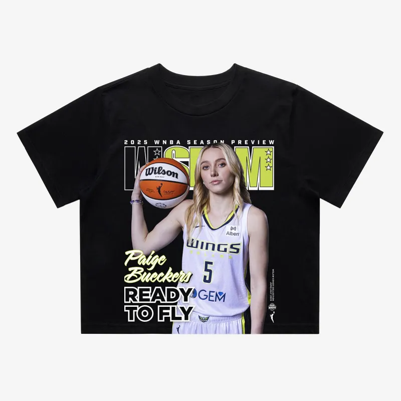 WSLAM Women's Crop Cover Tee - Paige Bueckers (SLAM 256) sold by SLAM Goods