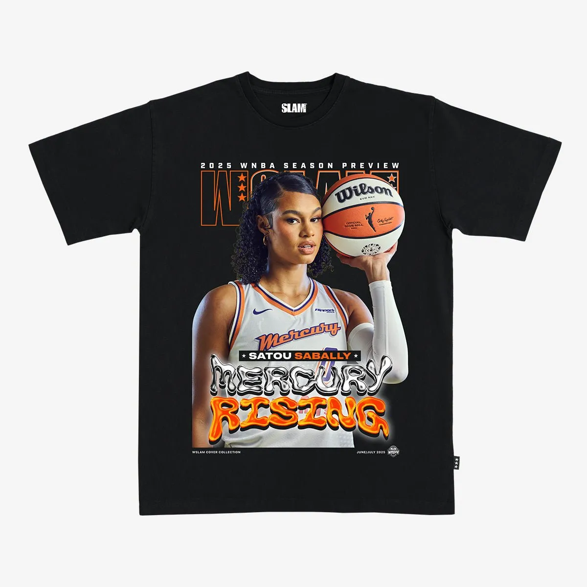 WSLAM Cover Tee - Satou Sabally (SLAM 256) sold by SLAM Goods product image thumbnail 2