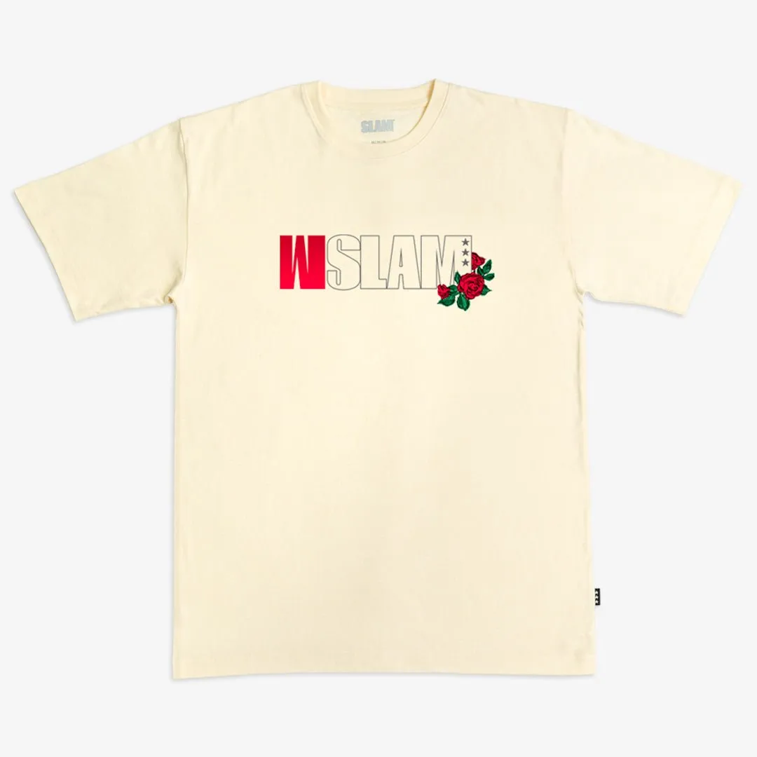 WSLAM Roses Heavy Tee sold by SLAM Goods product image thumbnail 4