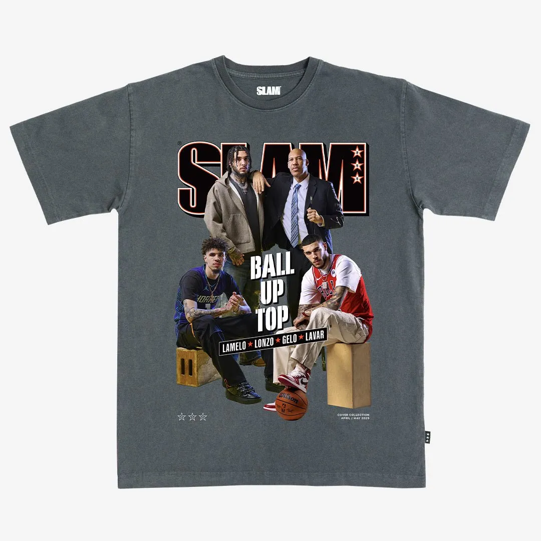 SLAM Cover Tee - LaMelo, Lonzo, LiAngelo, LaVar (SLAM 255) sold by SLAM Goods product image thumbnail 2