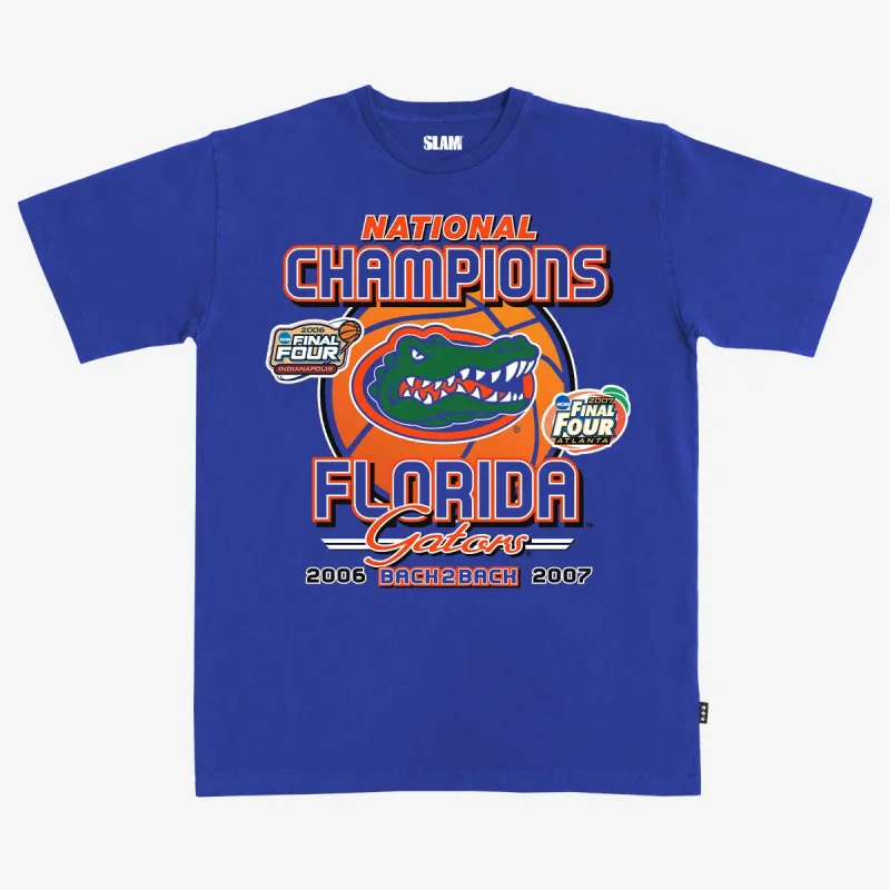 Florida Back-to-Back NCAA Champs Heavy Tee sold by SLAM Goods