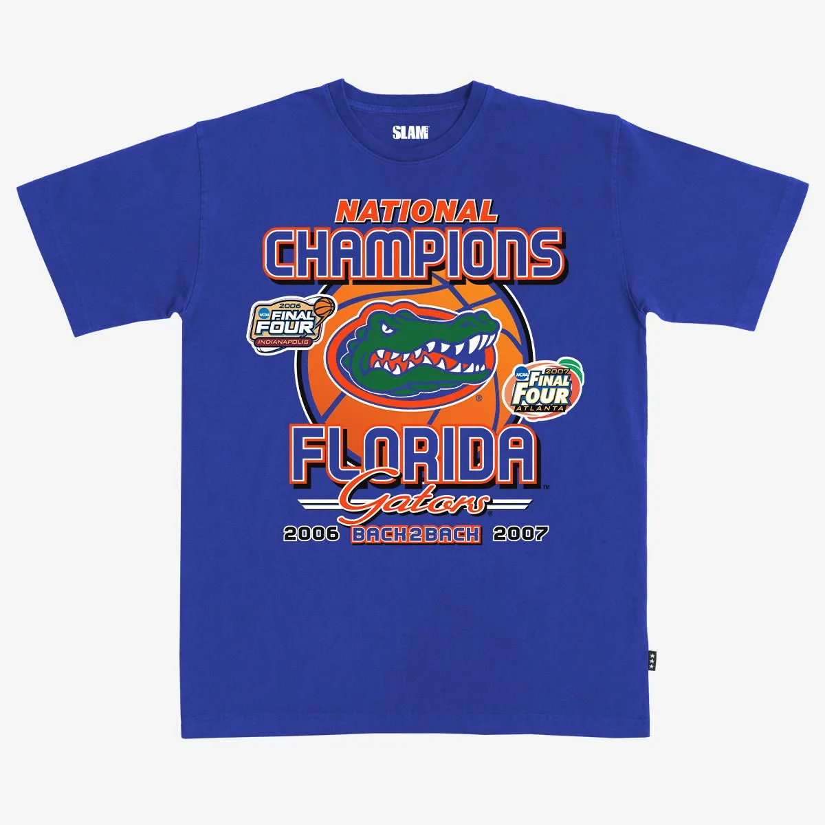 Florida Back-to-Back NCAA Champs Heavy Tee sold by SLAM Goods