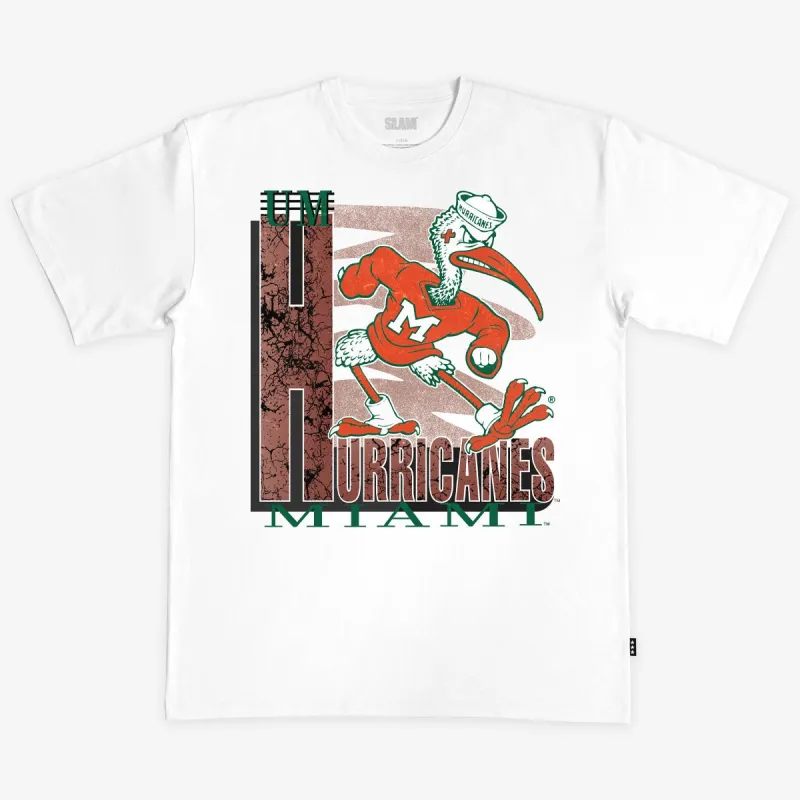 Miami Hurricanes Heavy Tee made by Slam