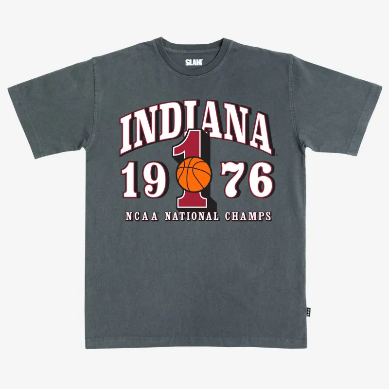 Indiana '76 NCAA Champs Heavy Tee sold by SLAM Goods