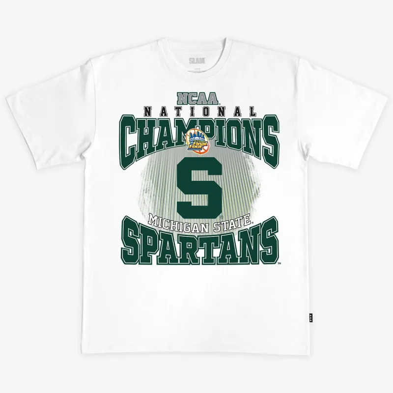 Michigan State 2000 Champs Heavy Tee sold by SLAM Goods