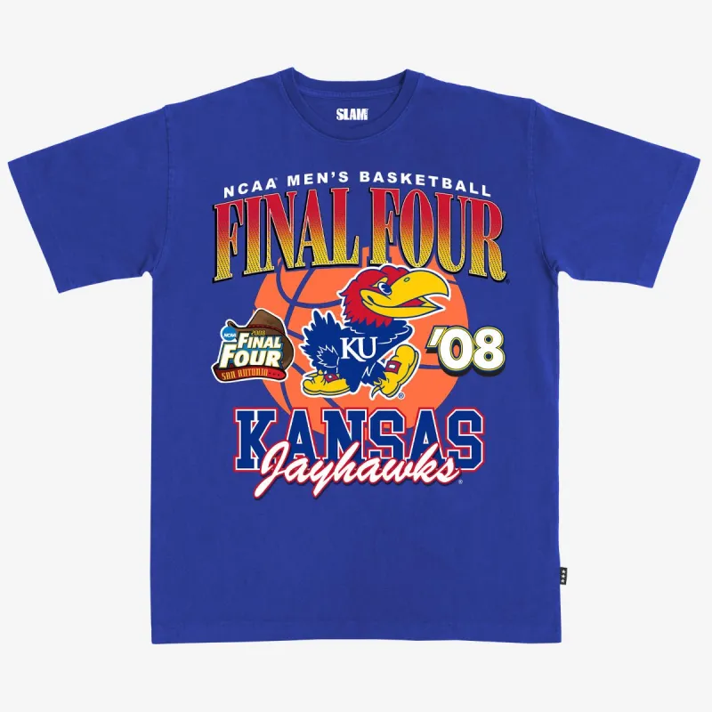 Kansas '08 Final Four Heavy Tee made by Slam
