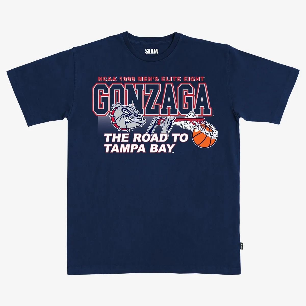 Gonzaga '99 NCAA Tournament Heavy Tee sold by SLAM Goods