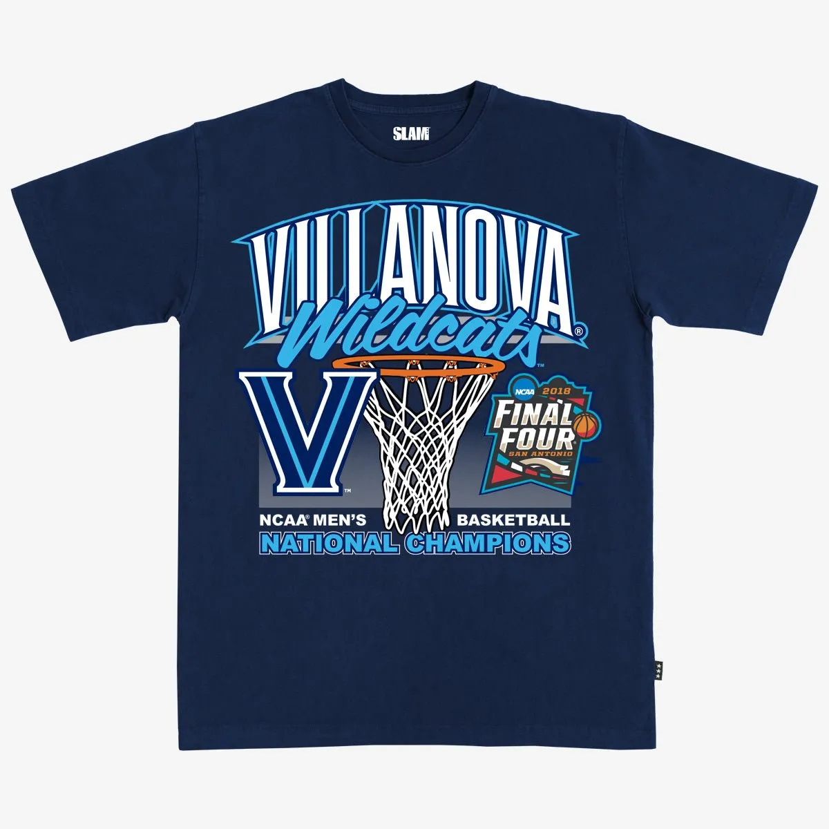 Villanova '18 National Champions Heavy Tee sold by SLAM Goods