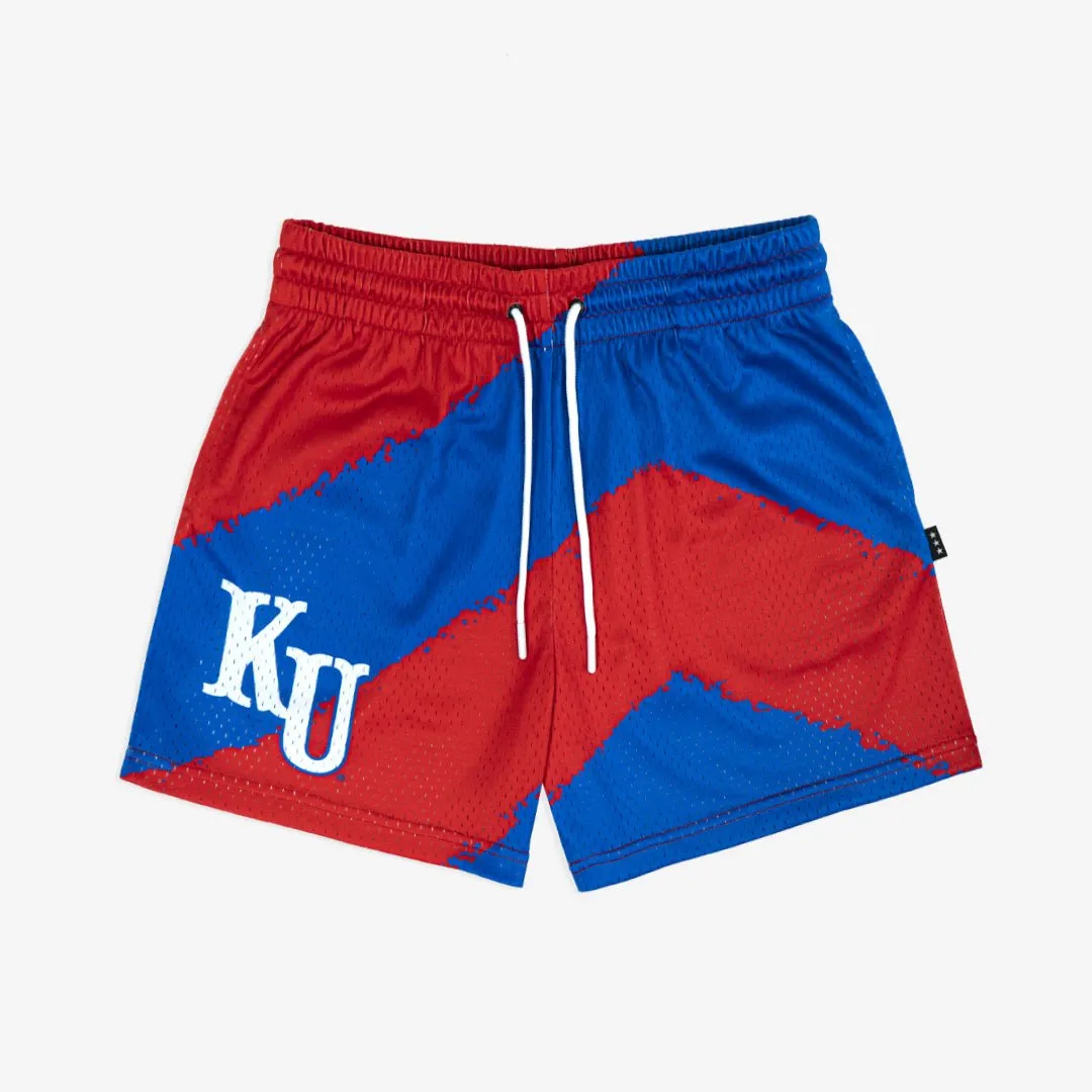 Kansas Big Stripe Fundamental Shorts sold by SLAM Goods