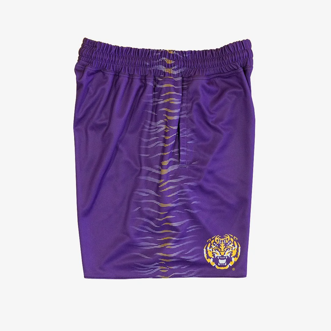 LSU Tigers 2022-2023 Retro Shorts (Away) sold by SLAM Goods product image thumbnail 2