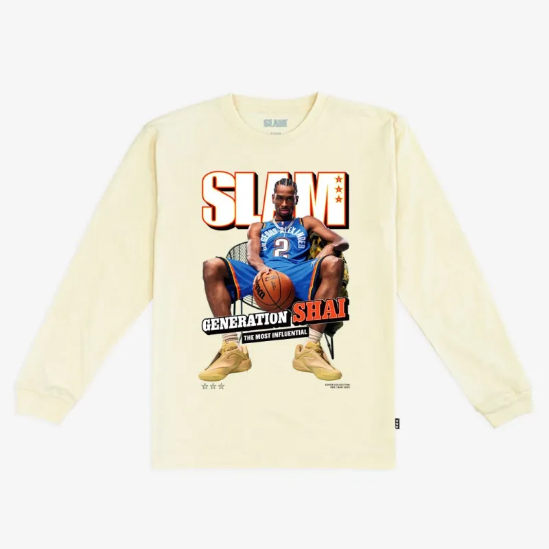 SLAM Cover L/S Tee - Shai Gilgeous-Alexander (SLAM 254) sold by SLAM Goods
