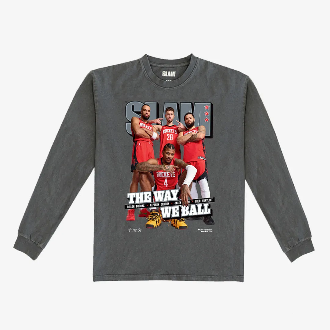 SLAM Cover L/S Tee - Houston Rockets (SLAM 254) sold by SLAM Goods