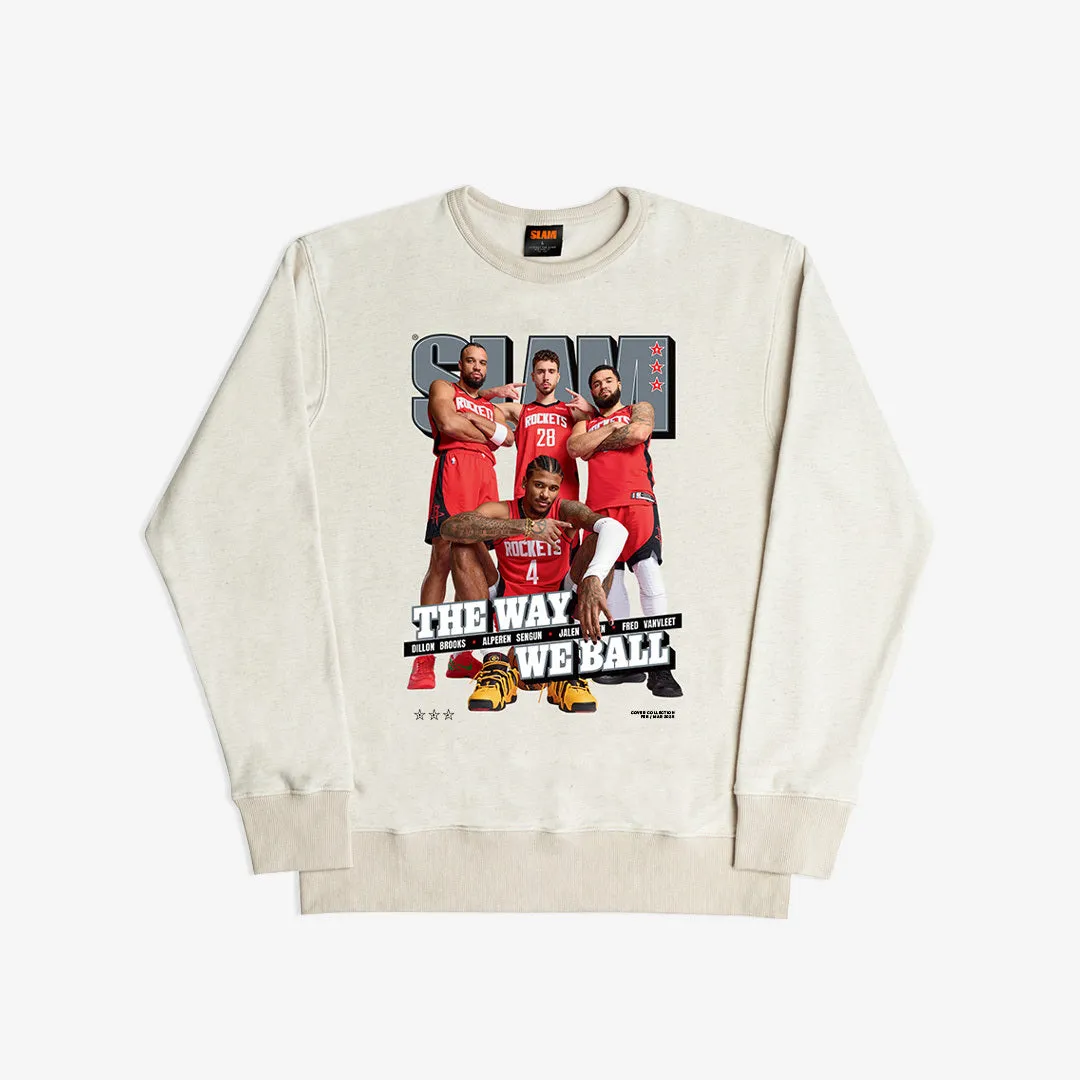 SLAM Cover Crewneck - Houston Rockets (SLAM 254) sold by SLAM Goods
