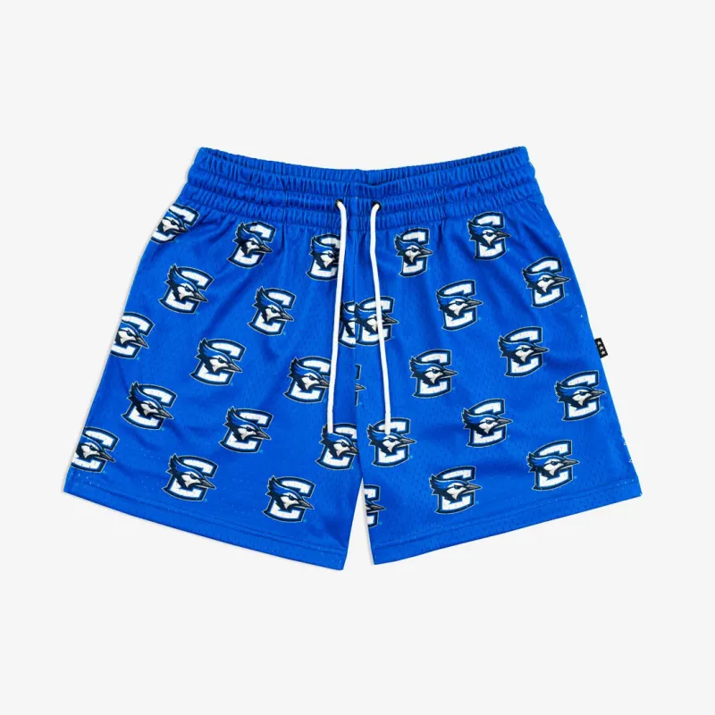 Creighton All-Over Logo Shorts sold by SLAM Goods