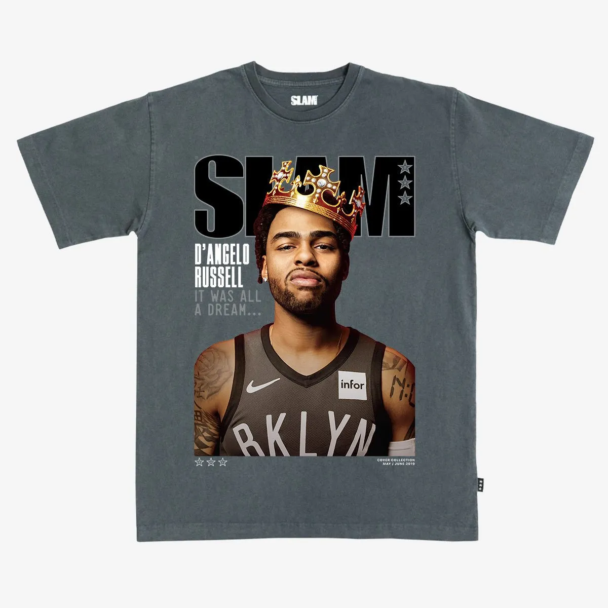 SLAM Cover Tee - D'Angelo Russell (SLAM 221) sold by SLAM Goods product image thumbnail 2
