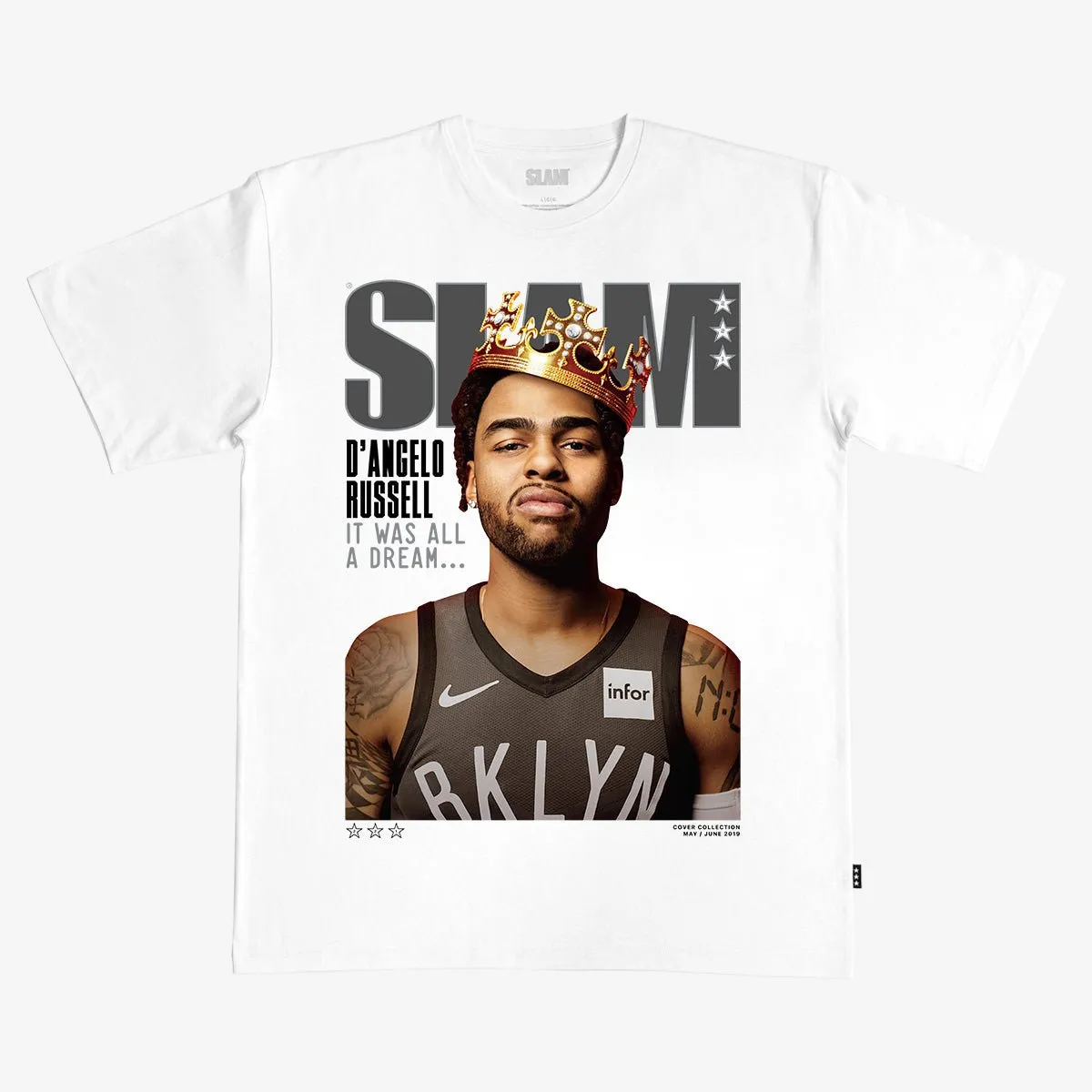 SLAM Cover Tee - D'Angelo Russell (SLAM 221) sold by SLAM Goods product image thumbnail 3