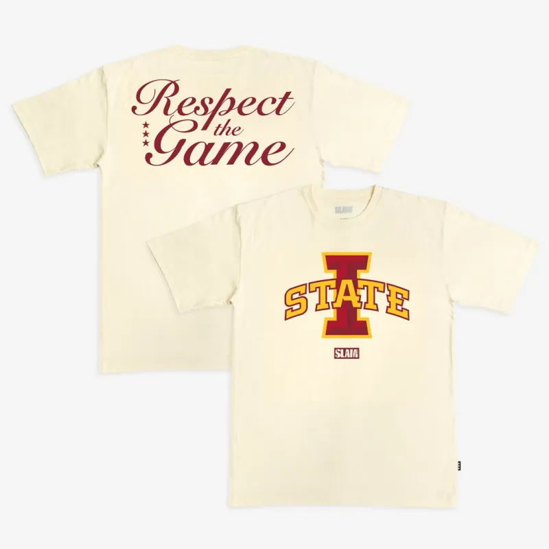 Iowa State Respect The Game Heavy Tee sold by SLAM Goods