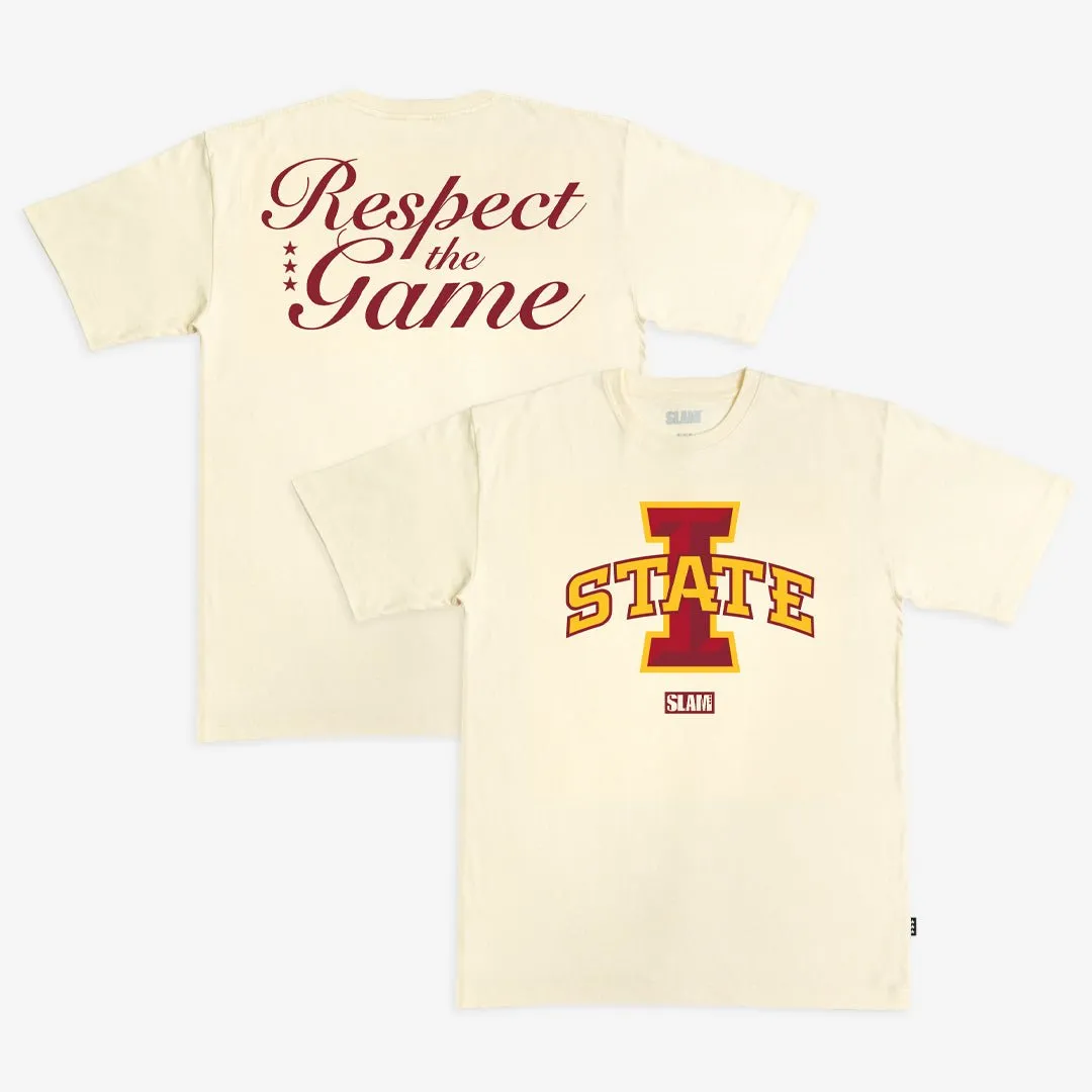 Iowa State Respect The Game Heavy Tee sold by SLAM Goods