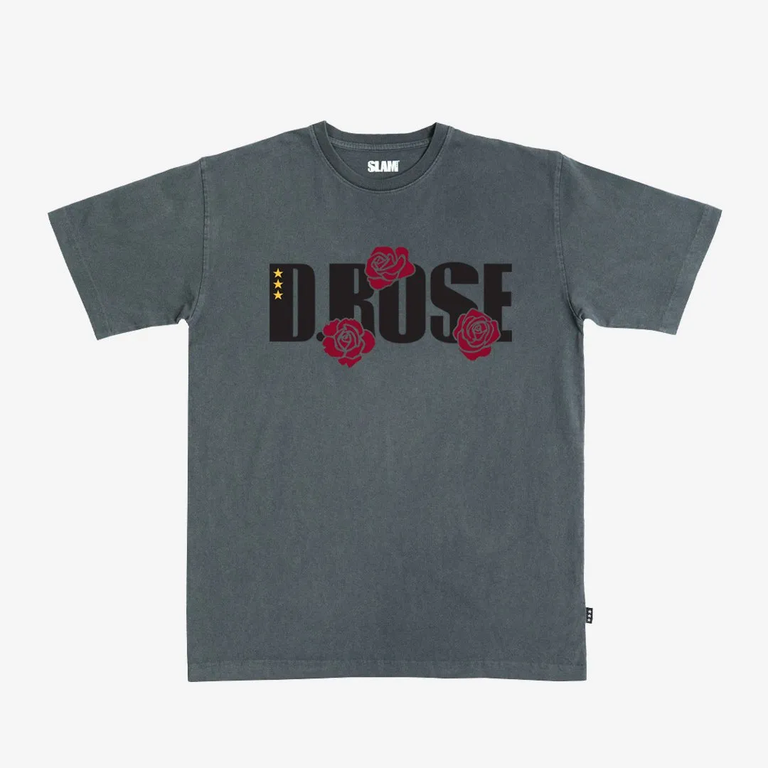 SLAM x D Rose Script Heavy Tee sold by SLAM Goods