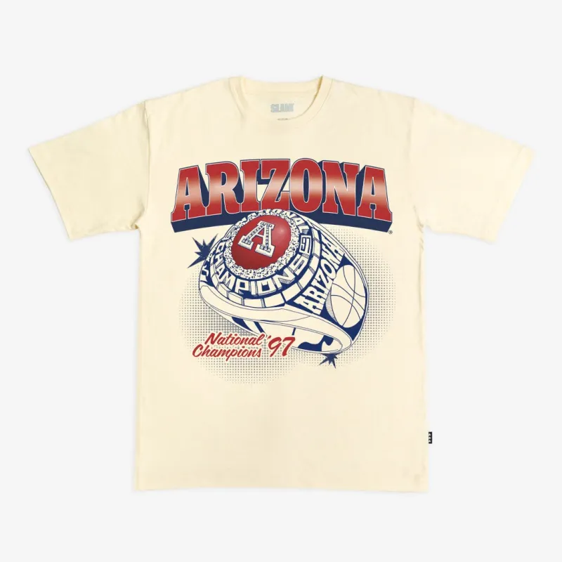 Arizona '97 Champions Ring Heavy Tee sold by SLAM Goods