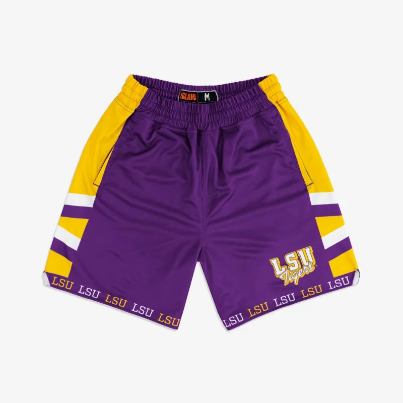 LSU Tigers 2002-2003 Retro Shorts (Away) made by Slam