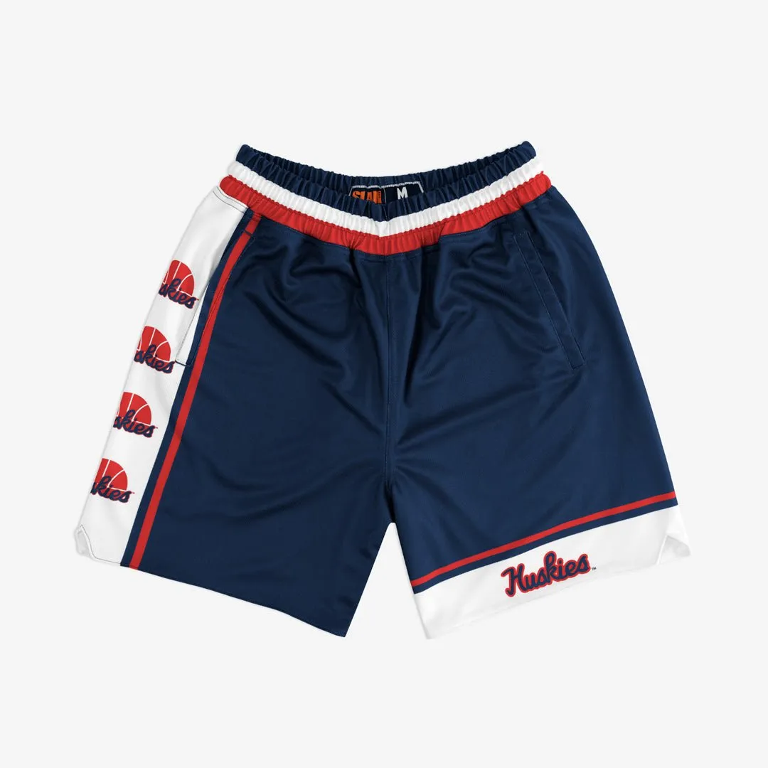 UConn Huskies 1994-1995 W Retro Shorts (Away) sold by SLAM Goods