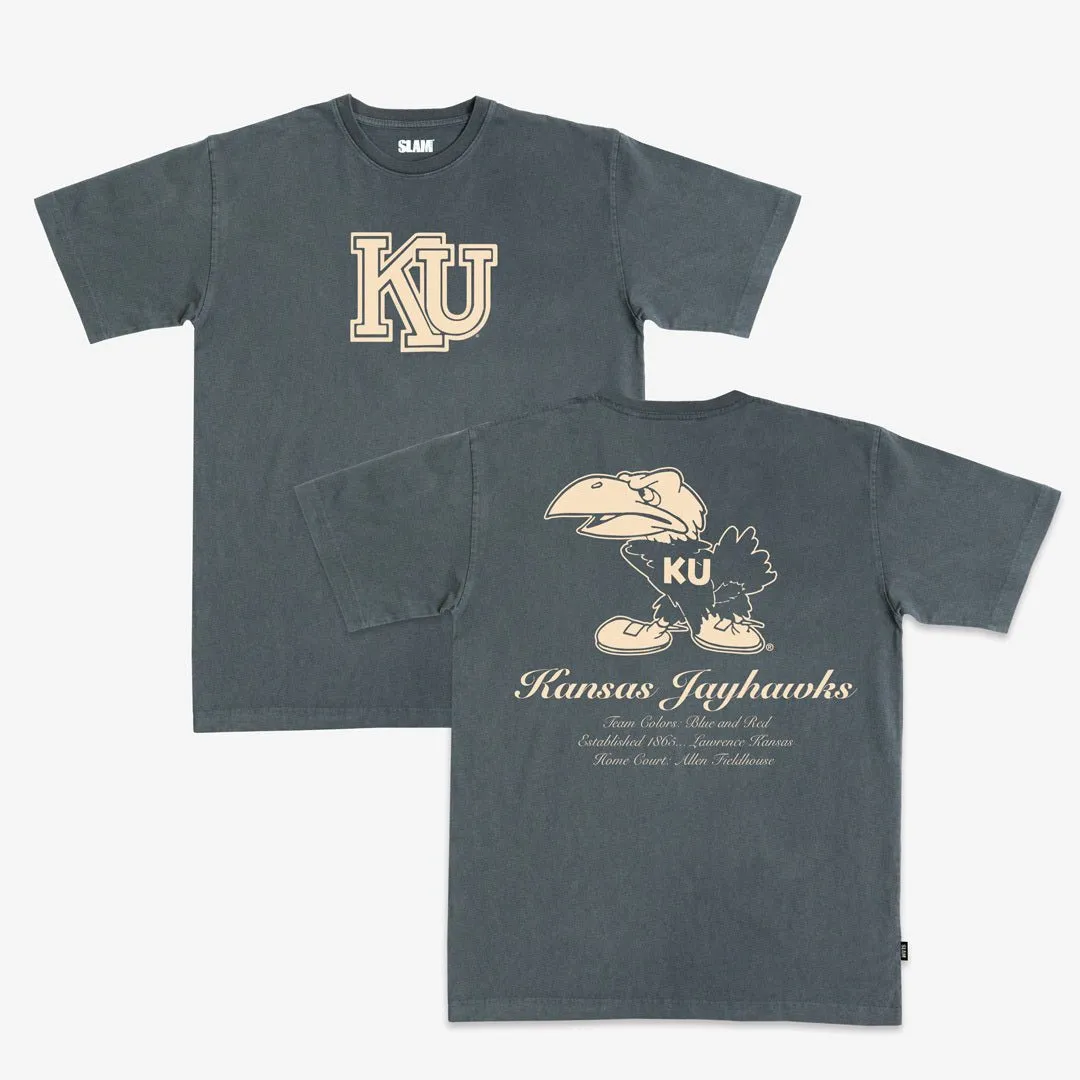 Kansas Homecourt Heavy Tee sold by SLAM Goods