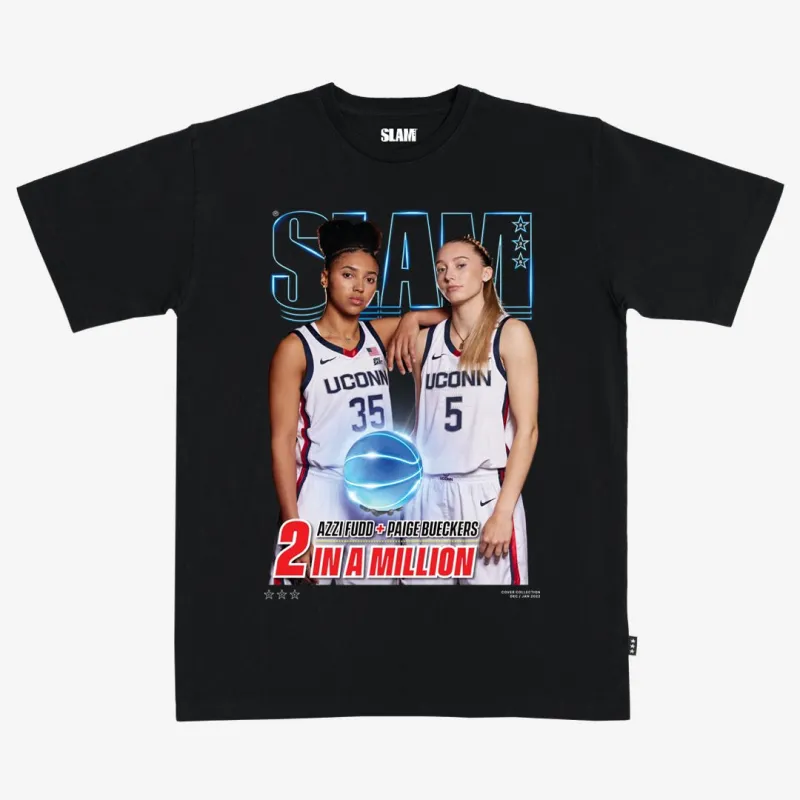 SLAM Cover Tee - Paige Bueckers + Azzi Fudd (SLAM 235) sold by SLAM Goods