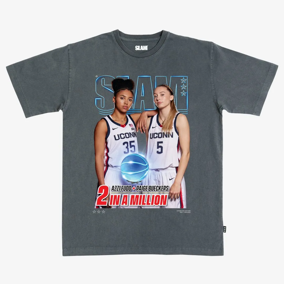 SLAM Cover Tee - Paige Bueckers + Azzi Fudd (SLAM 235) sold by SLAM Goods product image thumbnail 2