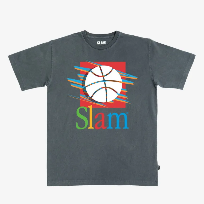 SLAM Hoop Different Logo Heavy Tee sold by SLAM Goods