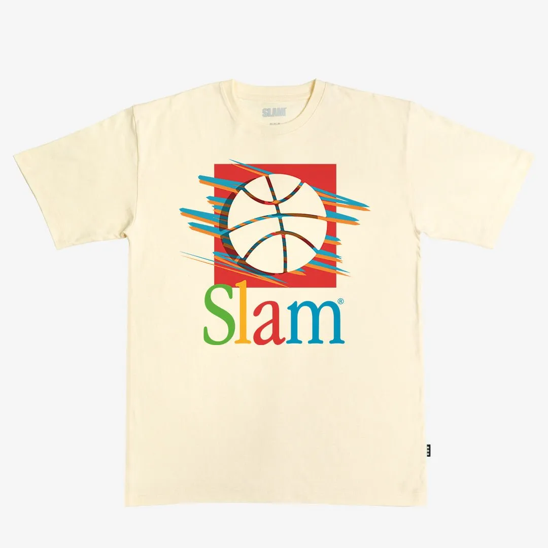 SLAM Hoop Different Logo Heavy Tee sold by SLAM Goods product image thumbnail 2