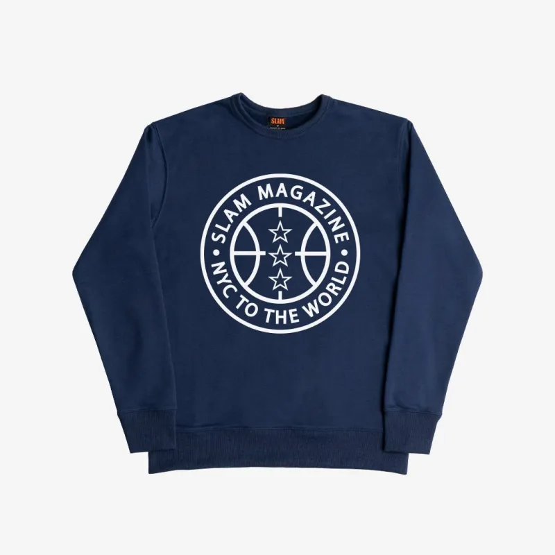 SLAM Baseline Circle Crewneck sold by SLAM Goods