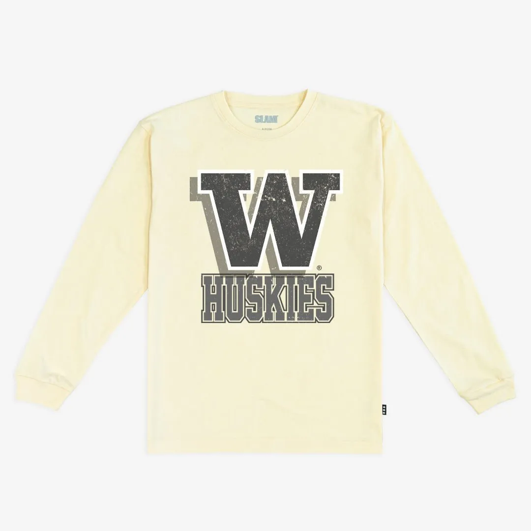 Washington Monochromatic L/S Tee sold by SLAM Goods