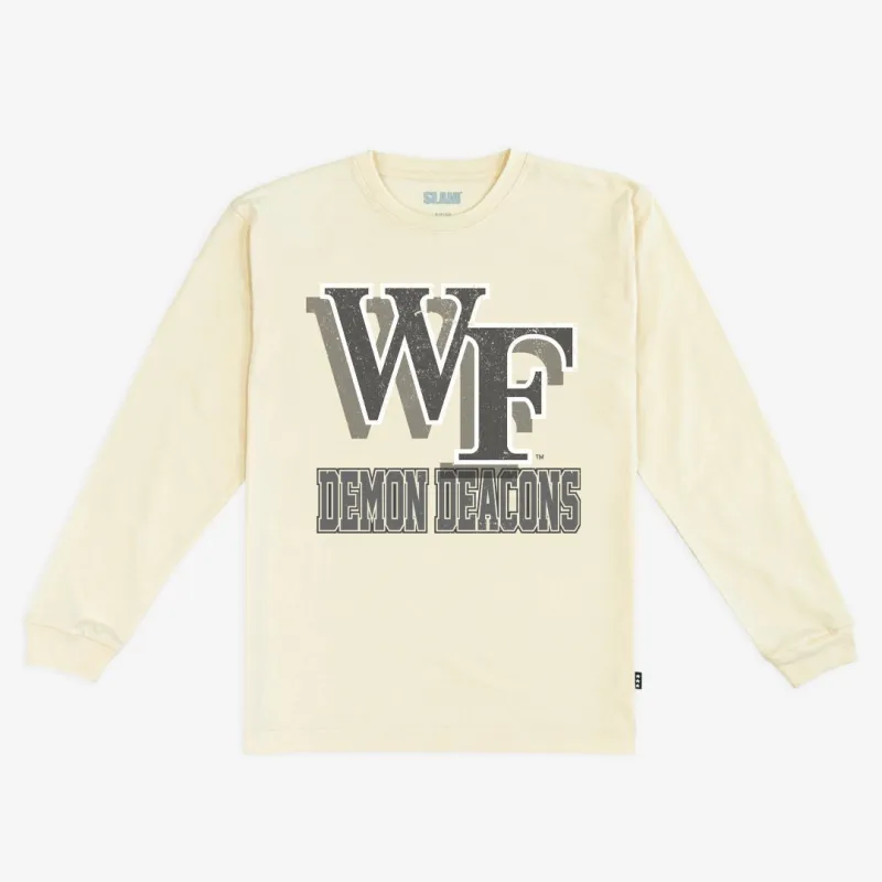 Wake Forest Monochromatic L/S Tee sold by SLAM Goods