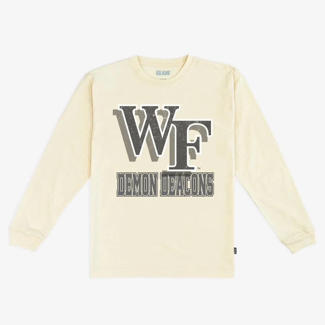 Wake Forest Monochromatic L/S Tee sold by SLAM Goods