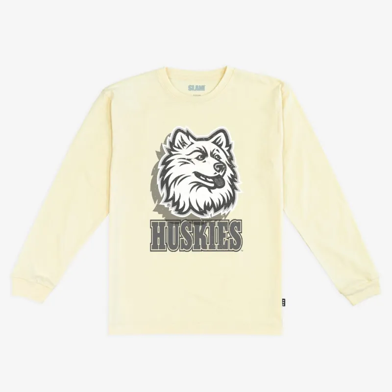 UConn Monochromatic L/S Tee sold by SLAM Goods