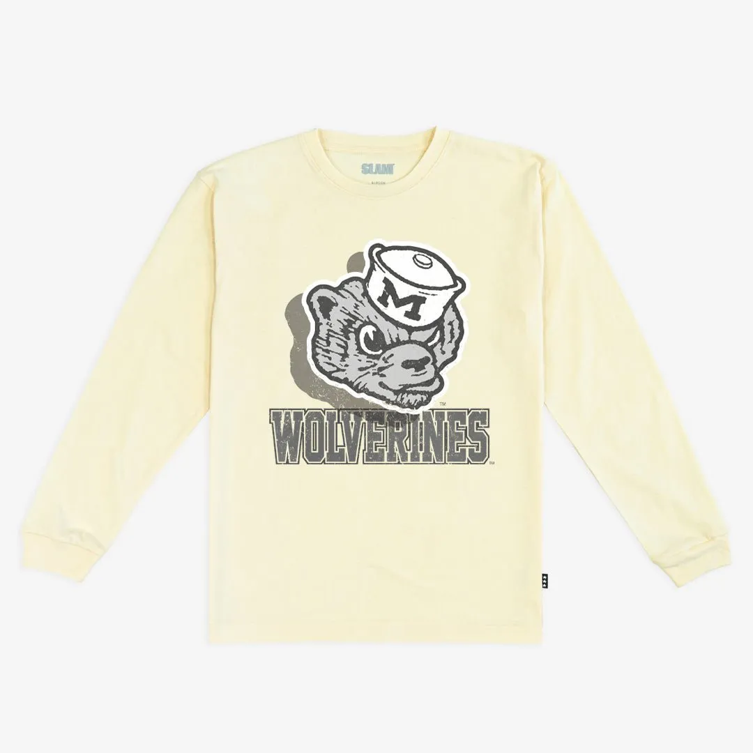 Michigan Monochromatic L/S Tee sold by SLAM Goods