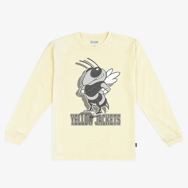 Georgia Tech Monochromatic L/S Tee sold by SLAM Goods