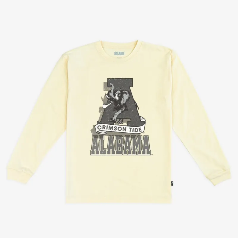 Alabama Monochromatic L/S Tee sold by SLAM Goods