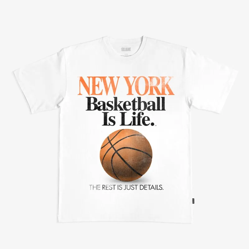 Basketball Is Life™ Heavy Tee - NYC sold by SLAM Goods