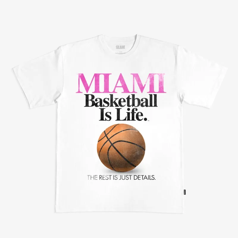 Basketball Is Life™ Heavy Tee - Miami sold by SLAM Goods