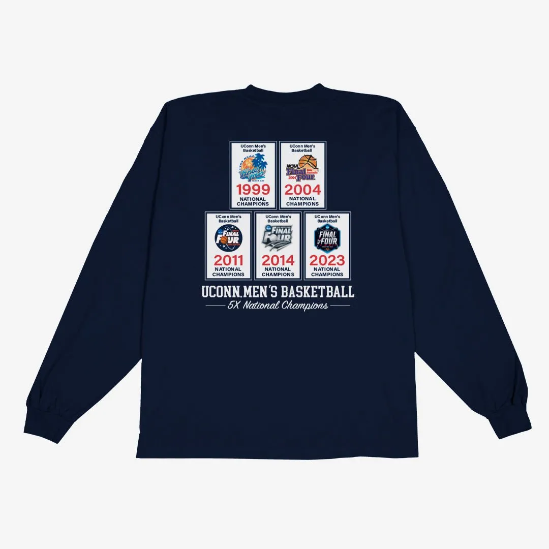 UConn Men's Banners L/S Tee sold by SLAM Goods product image thumbnail 2