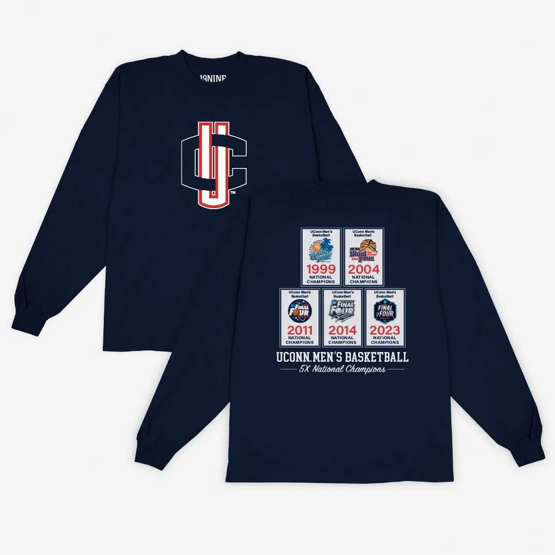 UConn Men's Banners L/S Tee sold by SLAM Goods