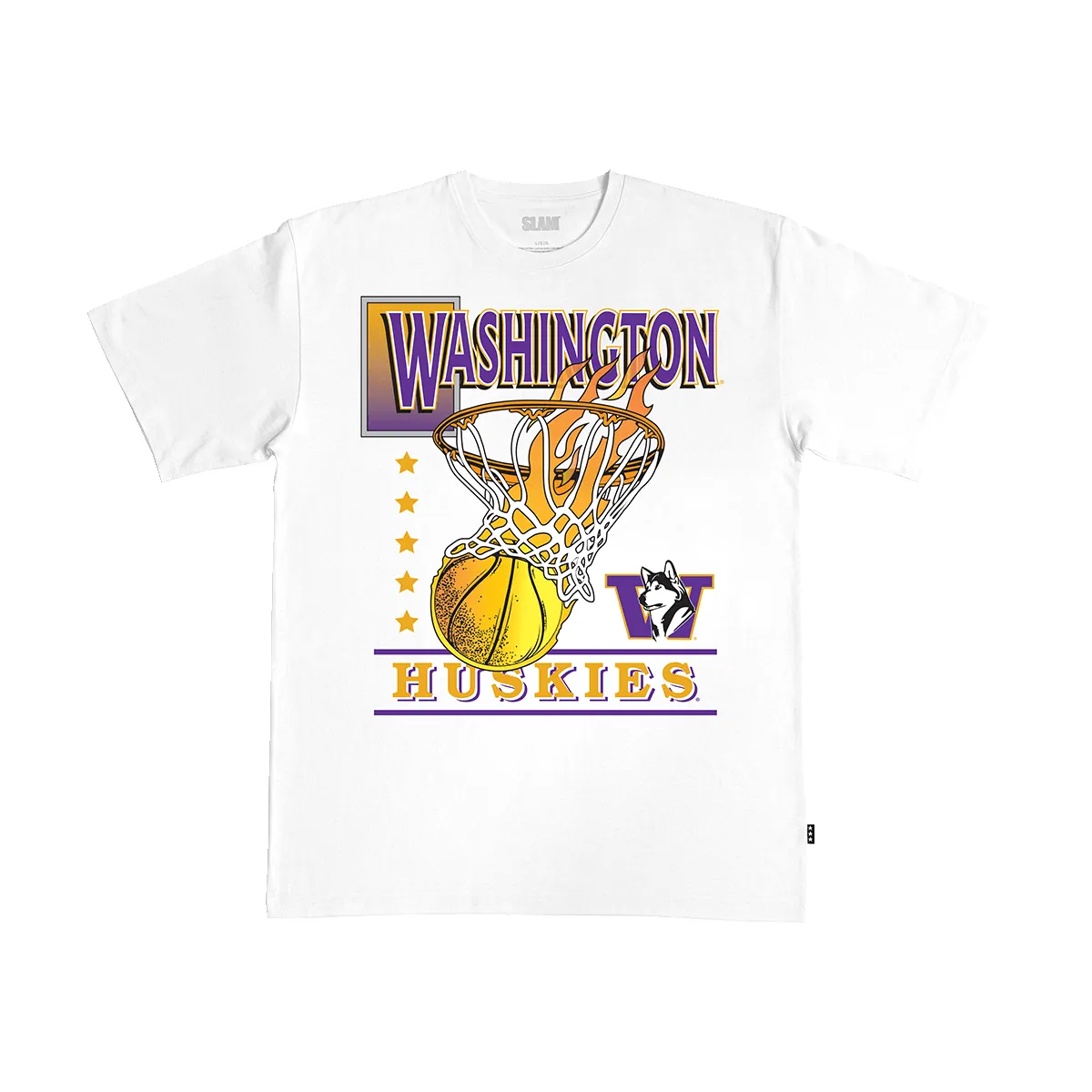 Washington Hoops Vault Heavy Tee sold by SLAM Goods