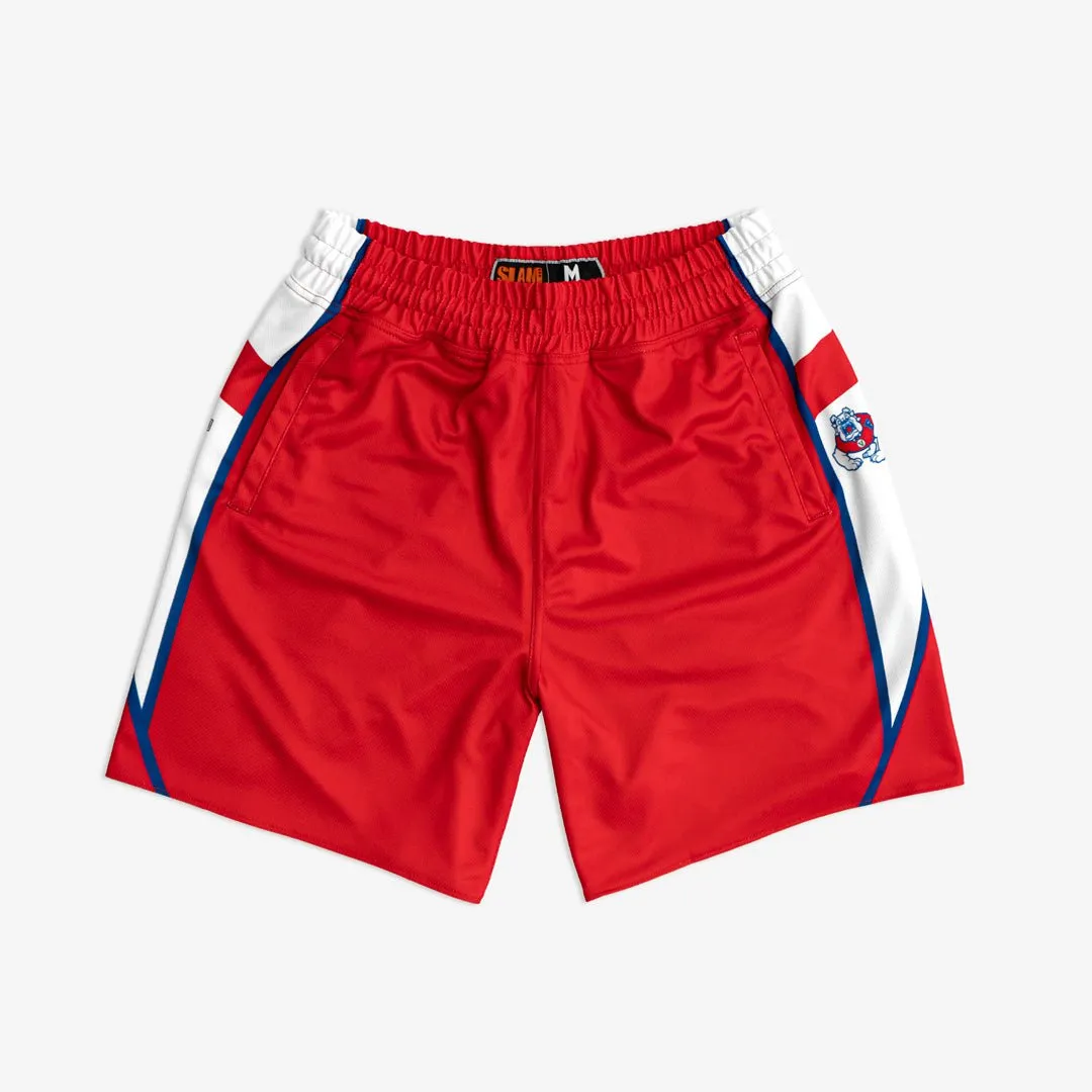 Fresno State Bulldogs 2009-2010 Retro Shorts (Away) sold by SLAM Goods