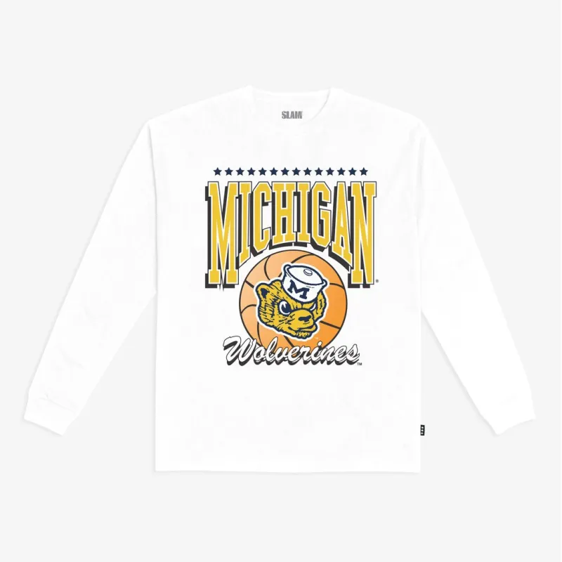 Michigan Wolverines L/S Tee sold by SLAM Goods